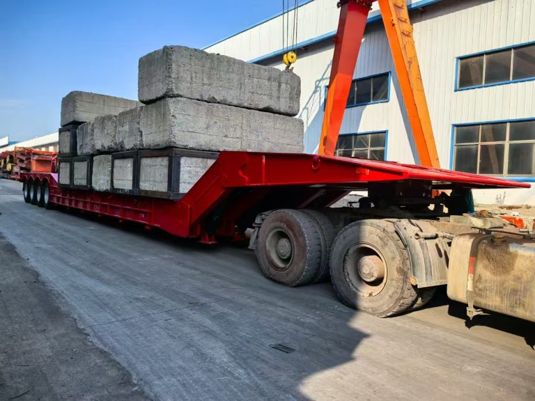 What types of cargo are best suited for low bed trailers?