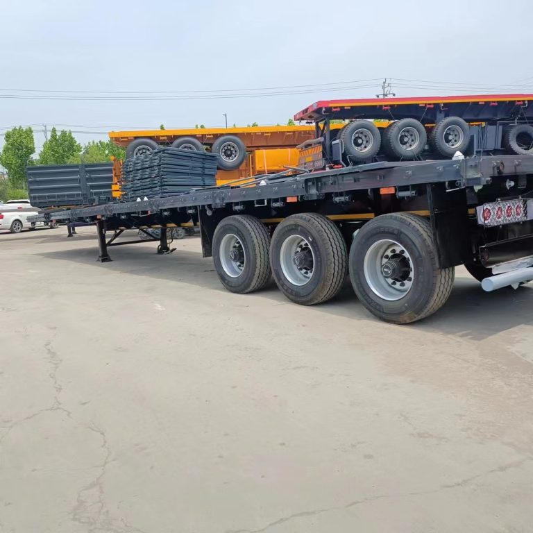 Container flatbed trailer: an efficient tool for logistics transportation